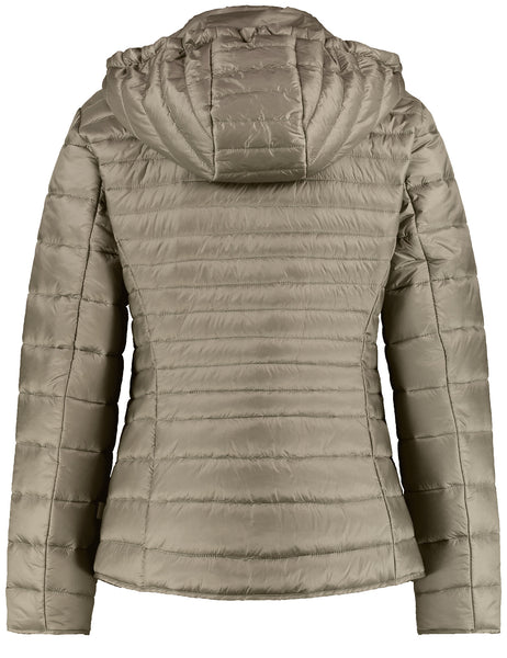 Quilted Jacket with Hood