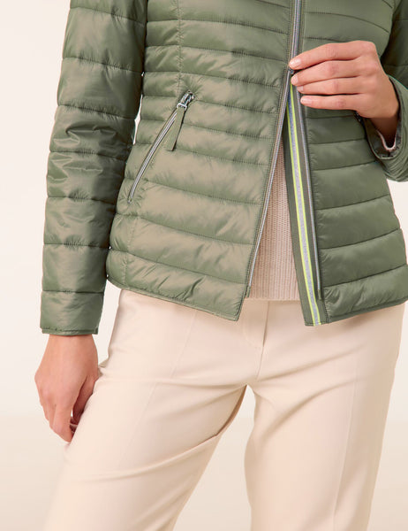 Quilted Jacket with Hood