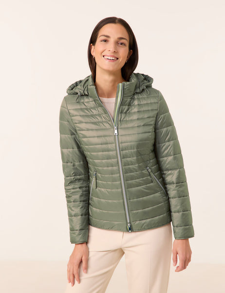 Quilted Jacket with Hood