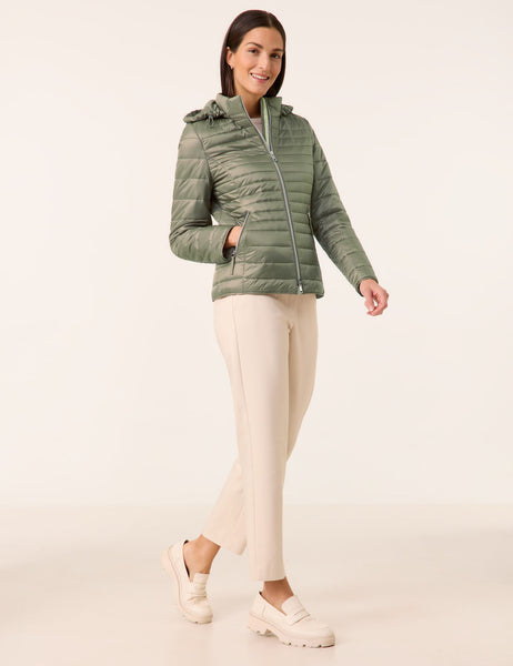 Quilted Jacket with Hood