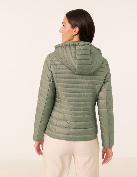 Quilted Jacket with Hood