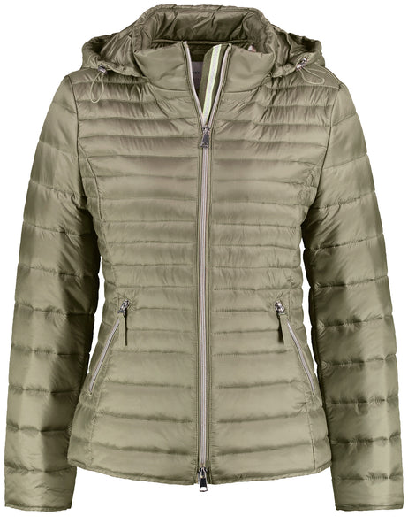Quilted Jacket with Hood