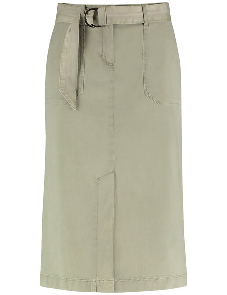 Casual Skirt with Belt