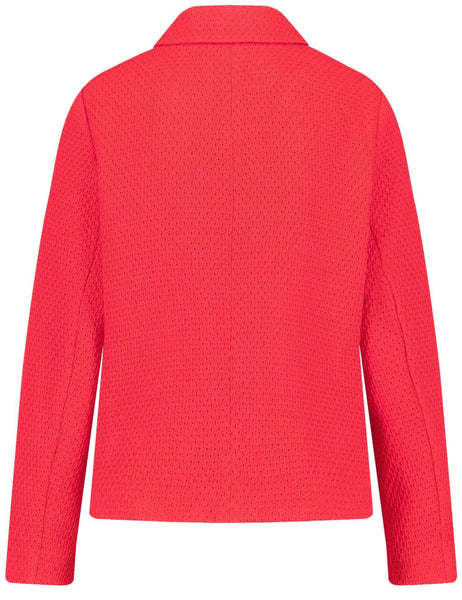 Jacket in Textured Fabric