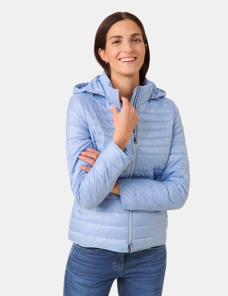 Quilted Jacket with Hood