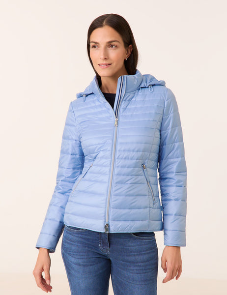 Quilted Jacket with Hood