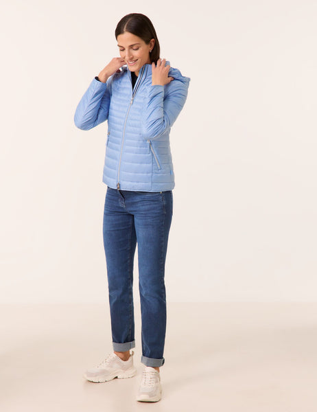 Quilted Jacket with Hood