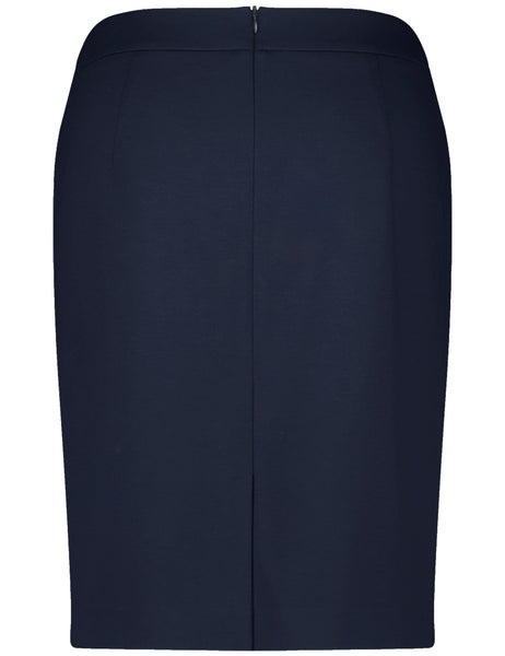 Navy Pencil Skirt