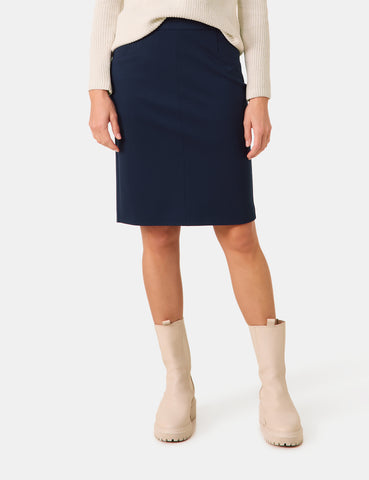 Navy Pencil Skirt