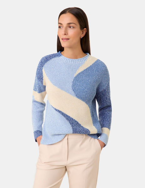 Jumper with Intarsia Pattern