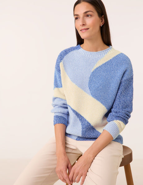 Jumper with Intarsia Pattern