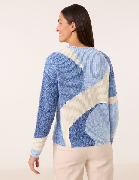 Jumper with Intarsia Pattern
