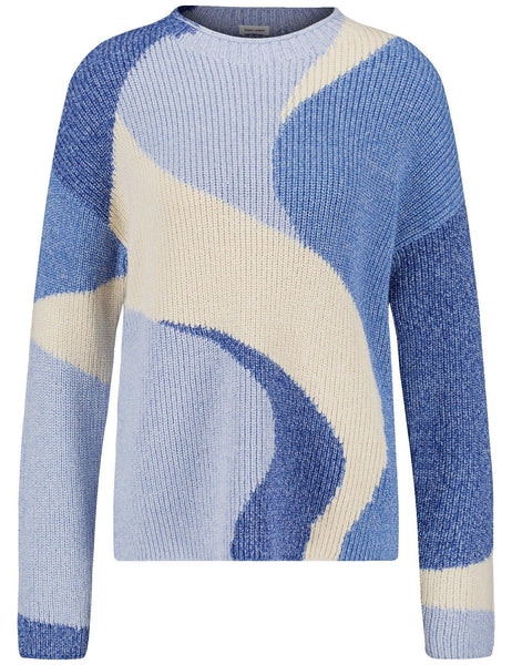 Jumper with Intarsia Pattern