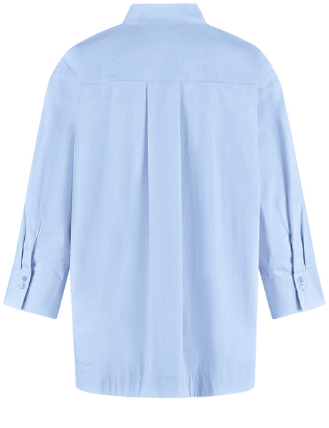 Cotton-Blend Blouse