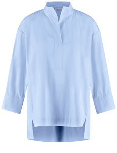 Cotton-Blend Blouse