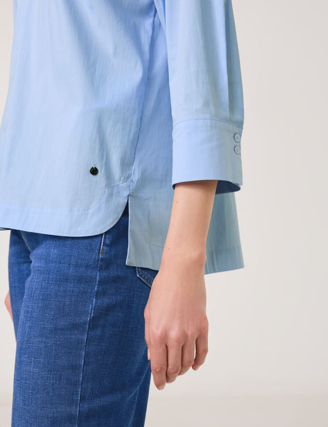 Cotton-Blend Blouse