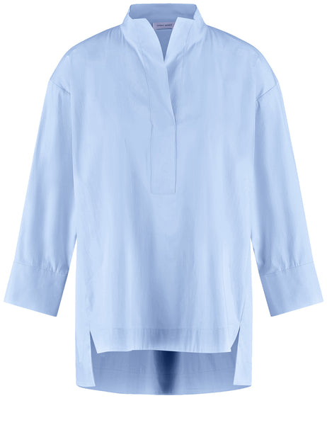 Cotton-Blend Blouse