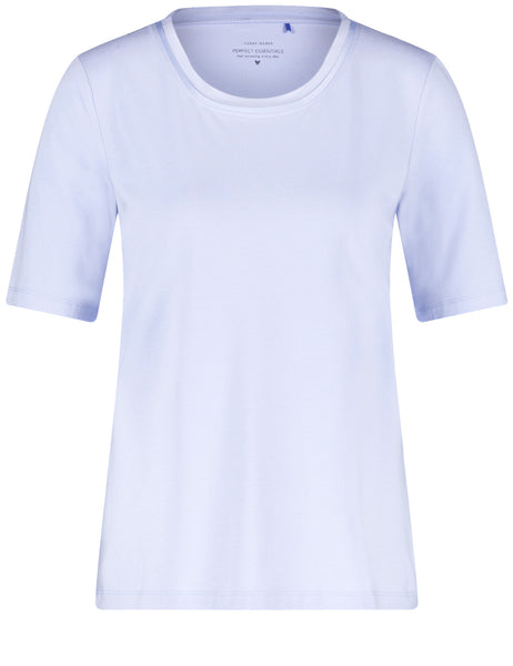 T-Shirt with Chiffon Trim