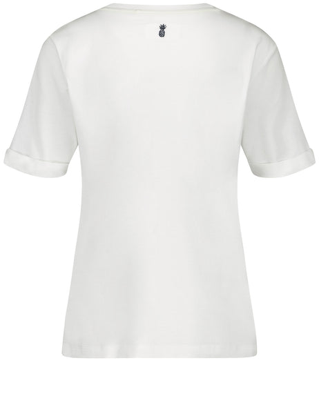 T-Shirt with Pineapple Print
