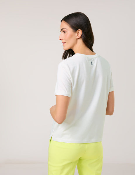 T-Shirt with Pineapple Print