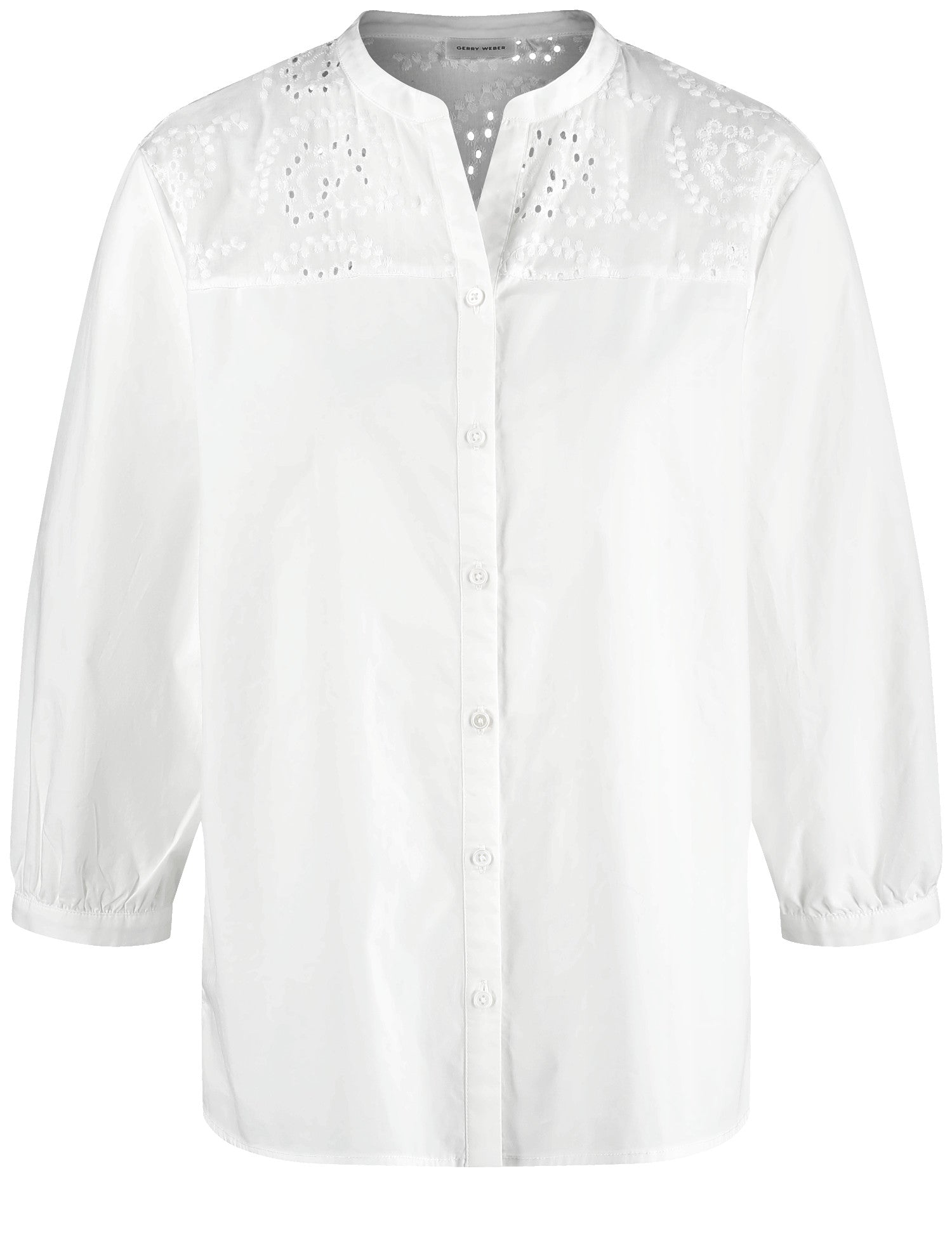 3/4 Sleeve Cotton Blouse