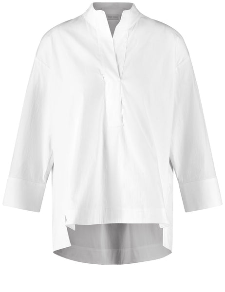 Cotton-Blend Blouse