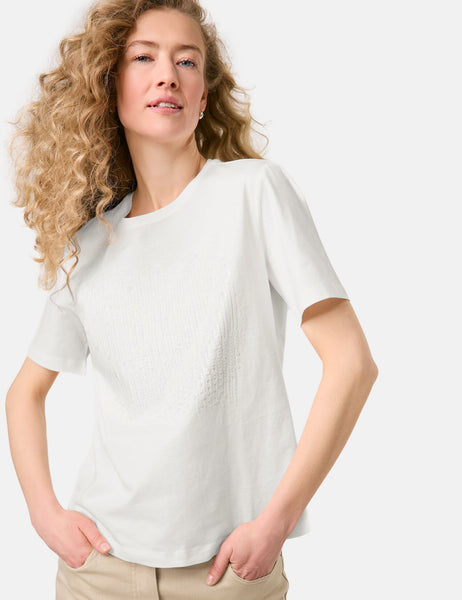 T-Shirt with Sequin Front
