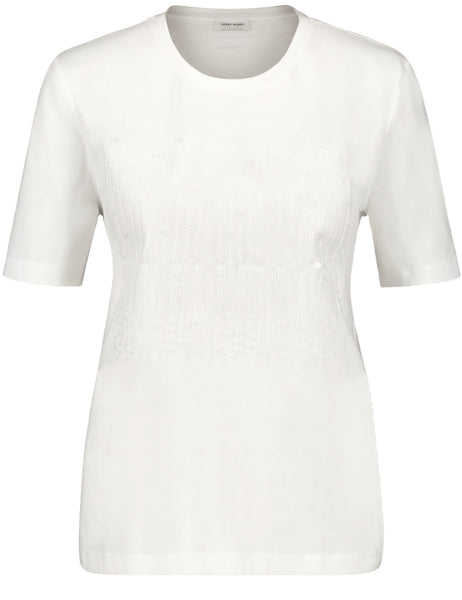 T-Shirt with Sequin Front
