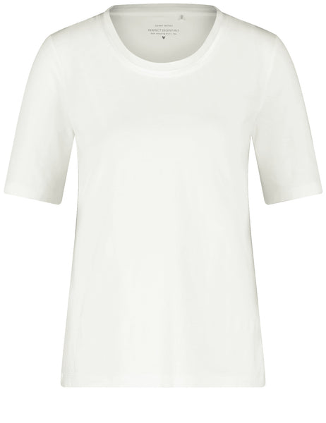 T-Shirt with Chiffon Trim