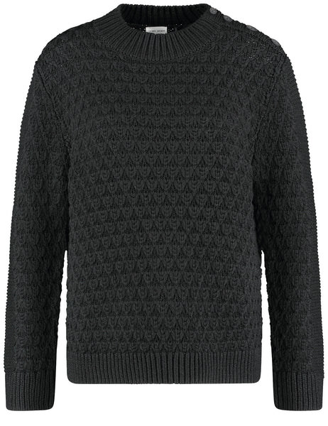 Textured Wool-Blend Knit