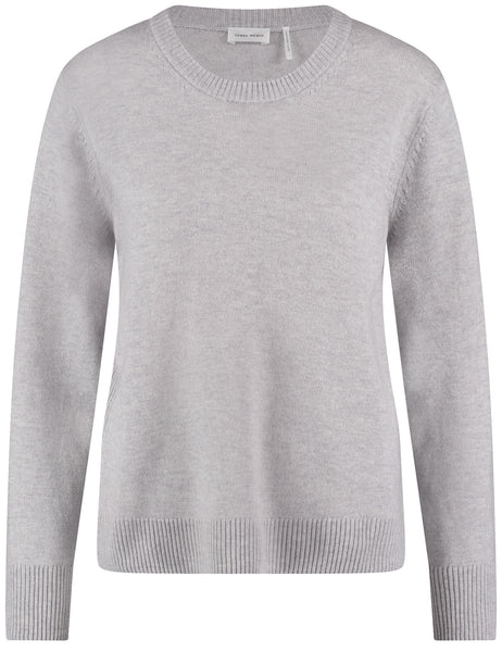 Wool/Cashmere Knit in Crew-Neck