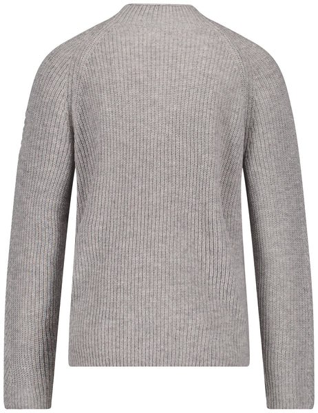 Ribbed Knit in Wool-Blend