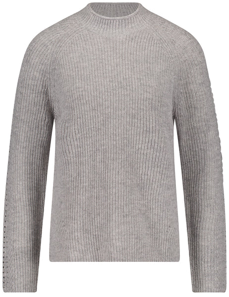 Ribbed Knit in Wool-Blend