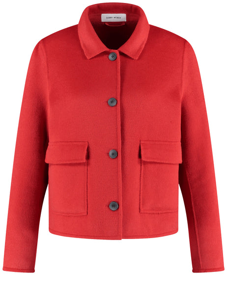 Double-Face Wool-Blend Jacket