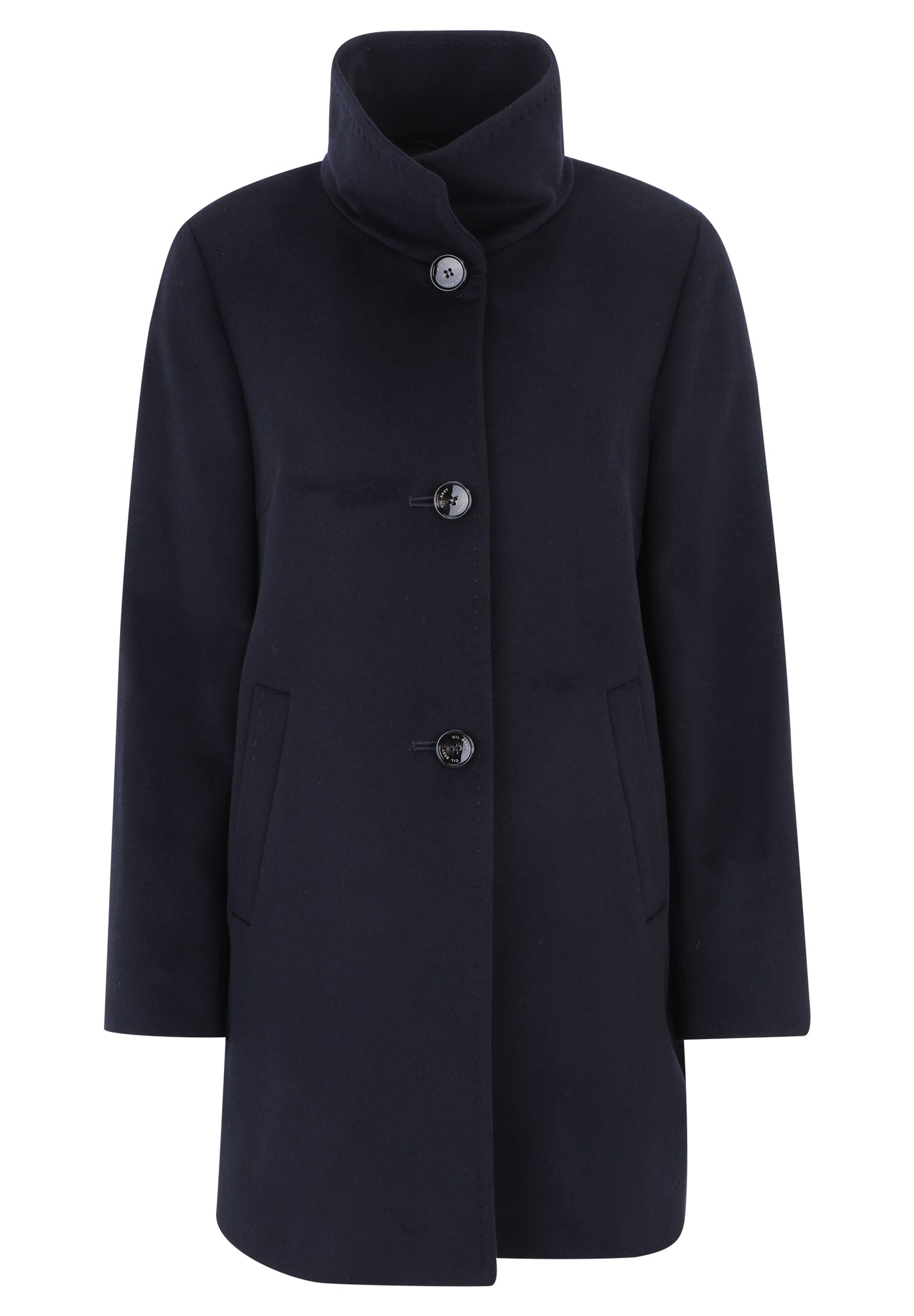 Coat in Wool/Cashmere/Cashgora Blend