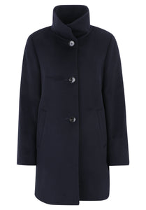 Coat in Wool/Cashmere/Cashgora Blend