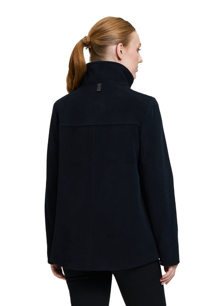 Short Coat with Stand-Up Collar