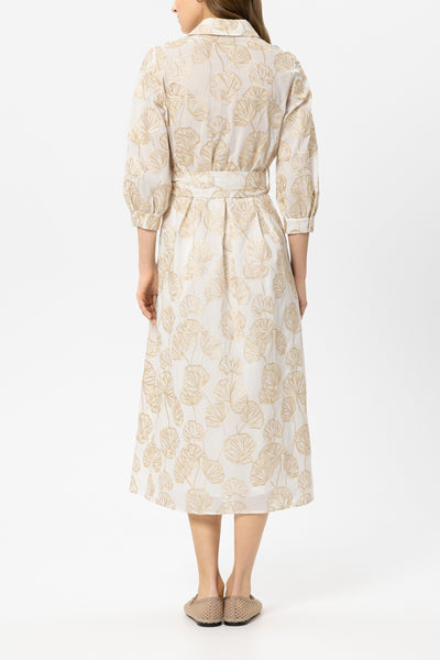 Shirt Dress with Embroidery