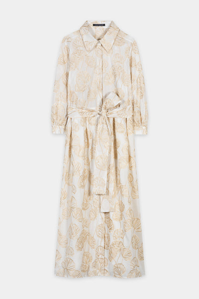 Shirt Dress with Embroidery