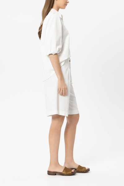 Linen-Blend Blouse