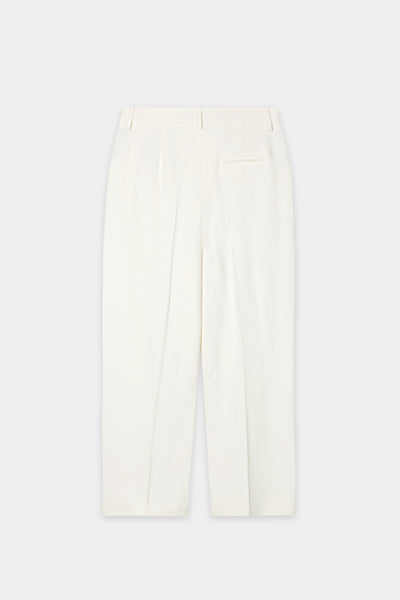 Tapered Pants with Pleats