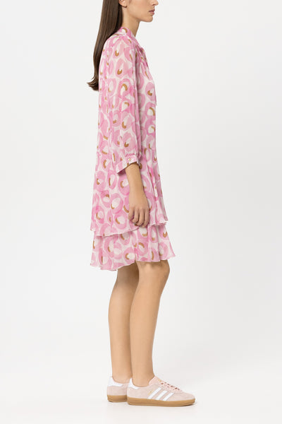 Boho Dress with Retro Print