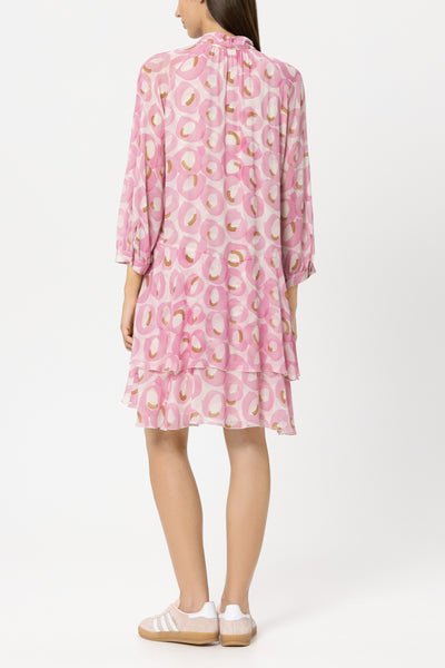 Boho Dress with Retro Print