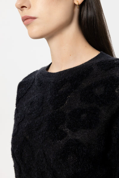 Pullover with Leopard Print