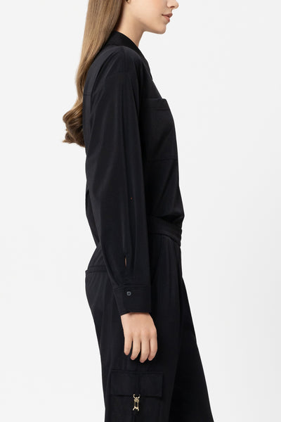 Softshell Blouse in Black