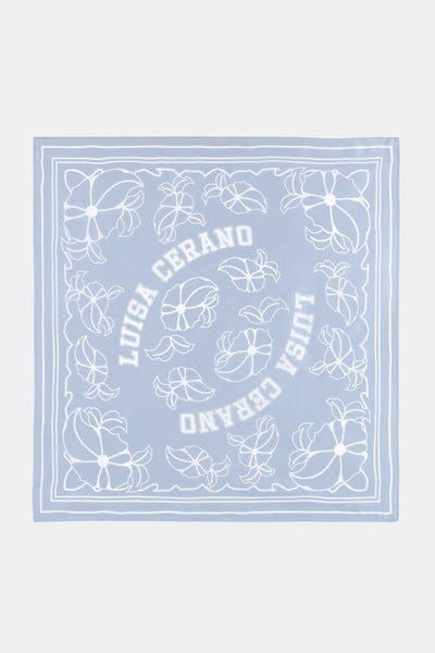 Silk Scarf with Print