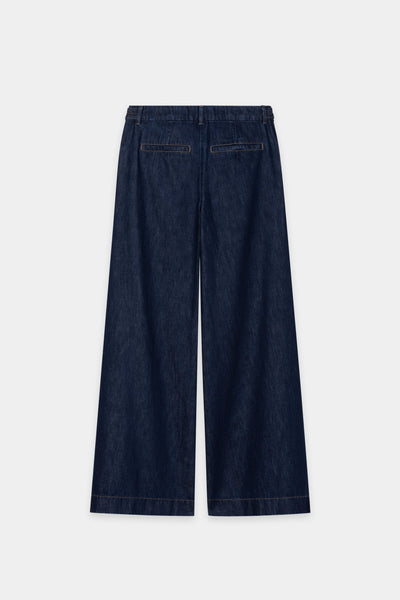 Wide-Leg Chino Denims