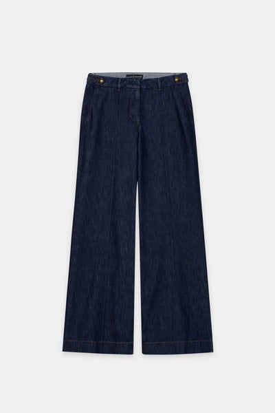 Wide-Leg Chino Denims
