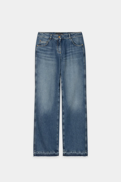 Straight-Leg Tencel Denim