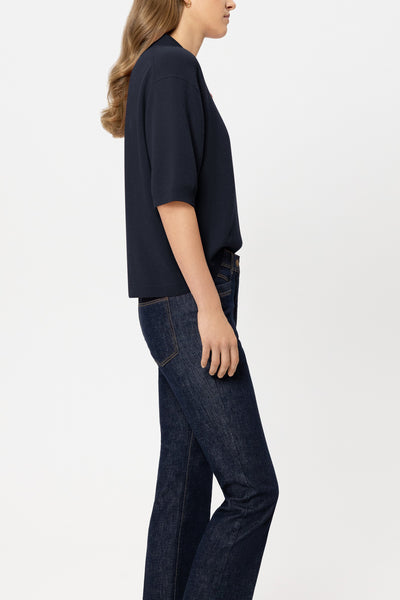Cashmere/Wool Polo Knit